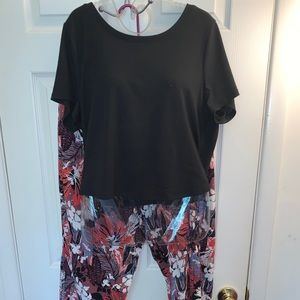 Crop top and pants set